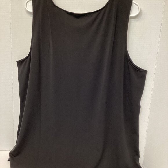 XL Tank Long Tank Joan Rivers Wardrobe builder Black - Picture 3 of 6